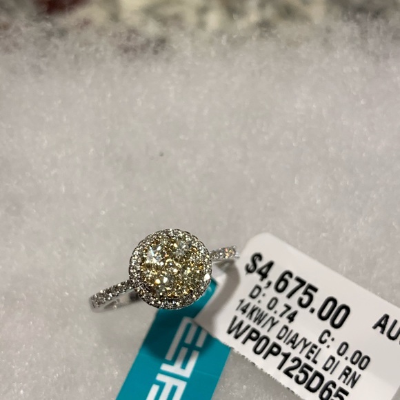 Effy | Jewelry | Effy Diamond Engagement Ring With Canary Yellow | Poshmark